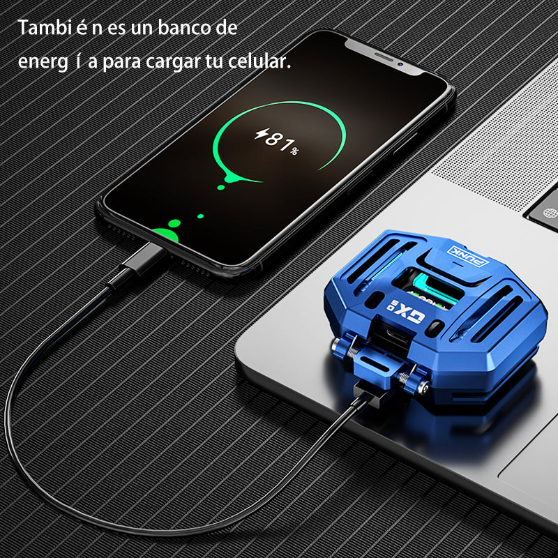 Bluetooth 5.3 HiFi Sound Earbuds Doubles As Power Bank with LED Screen