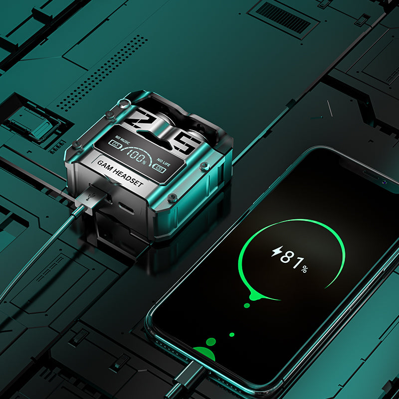 Bluetooth 5.3 Earphone with Voice Assistant Works As Power Bank