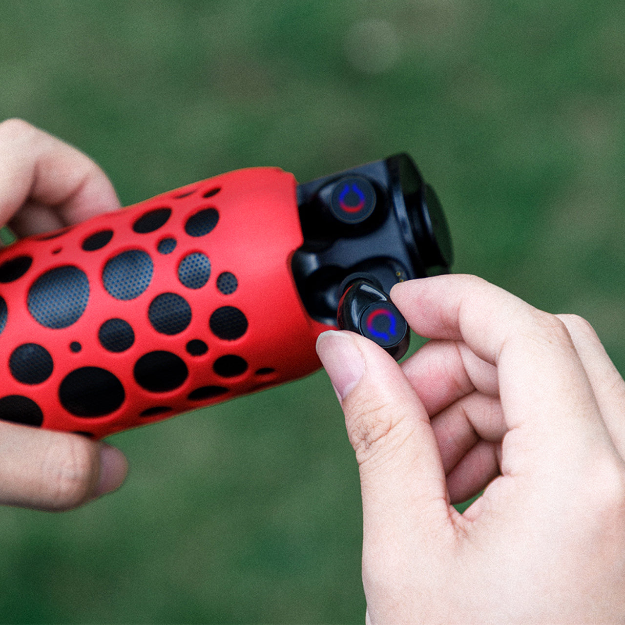 2 in 1 Bluetooth 5.3 Earphone and Speaker with 1200mAh
