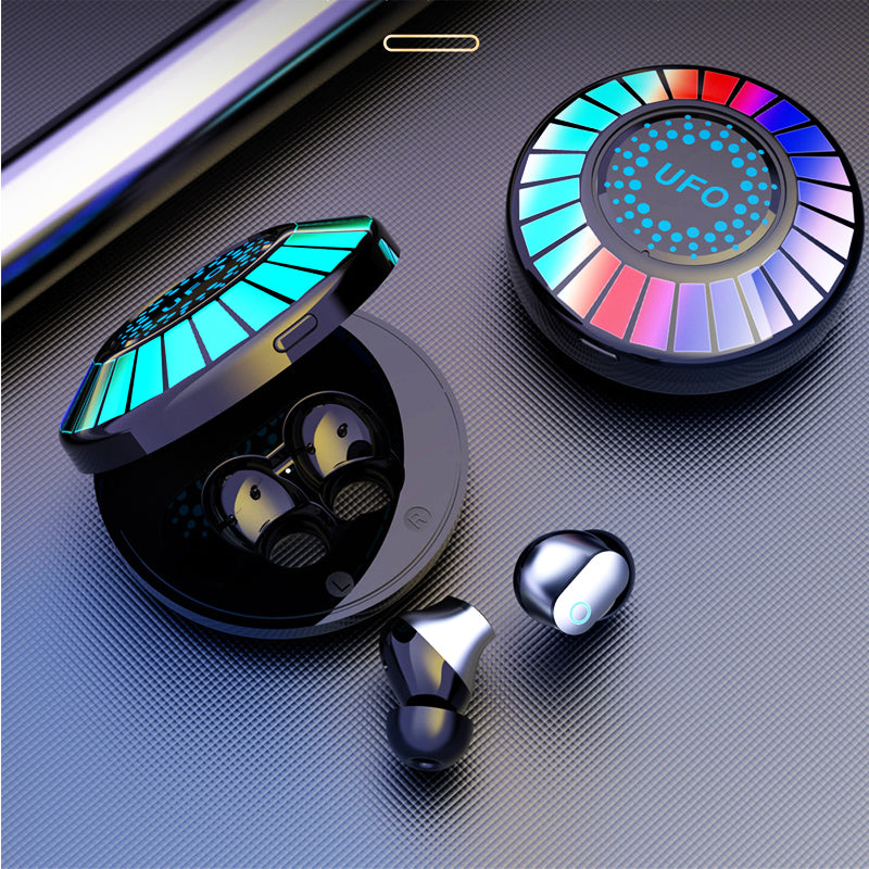 Dolby Sound Effects Earphone with Voice Activated Colorful Lights