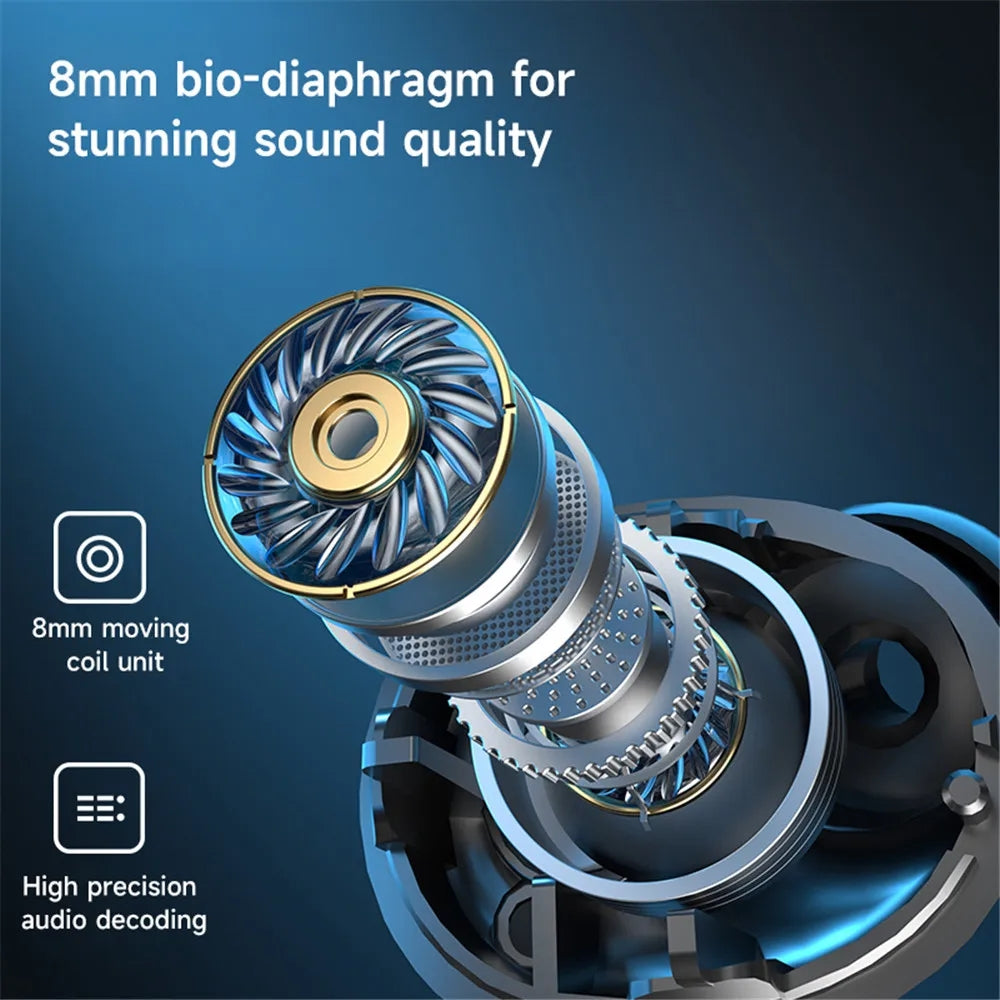 Auricular Bluetooth 5.3 con pantalla digital