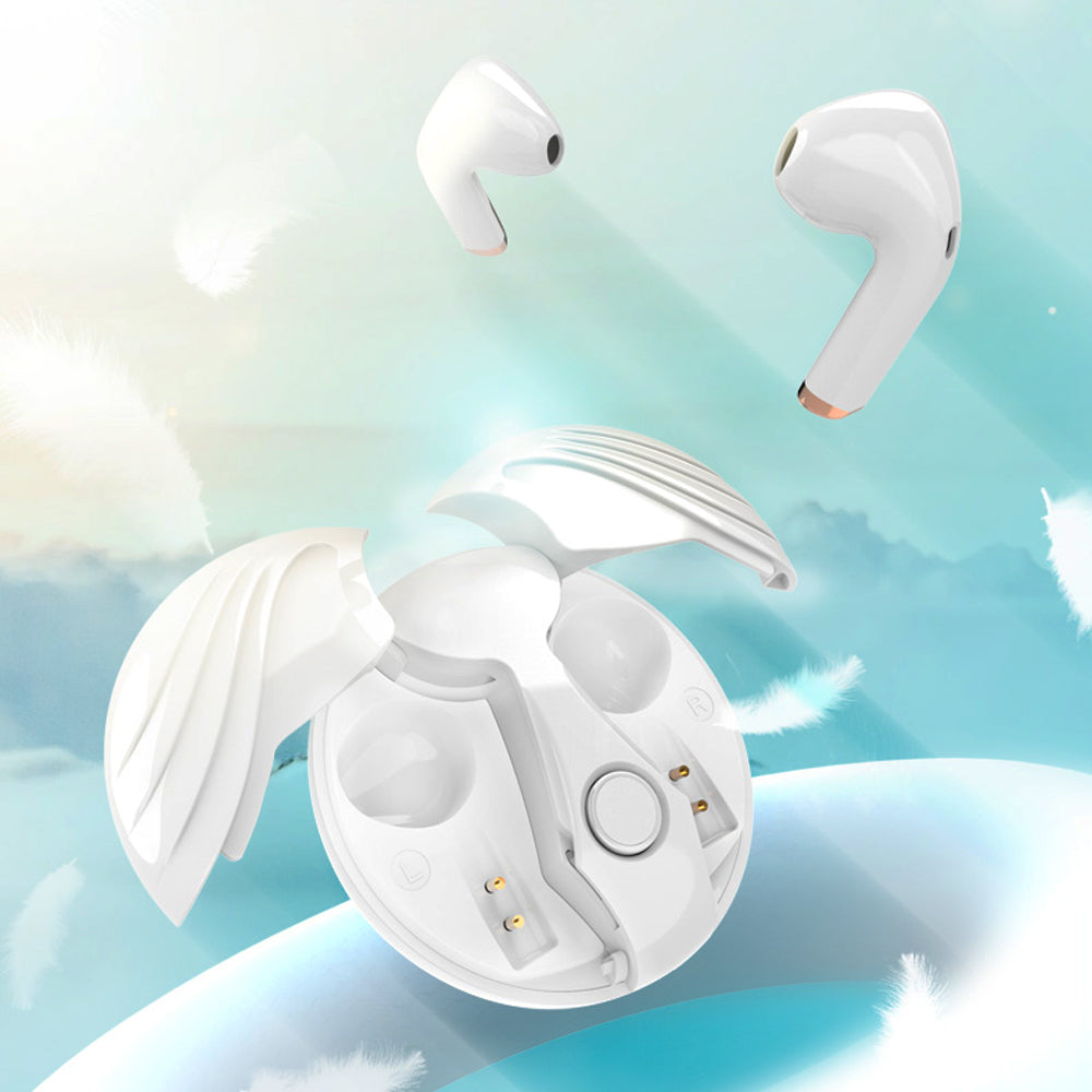 Auricular Bluetooth 5.3 Angel Wings para juegos