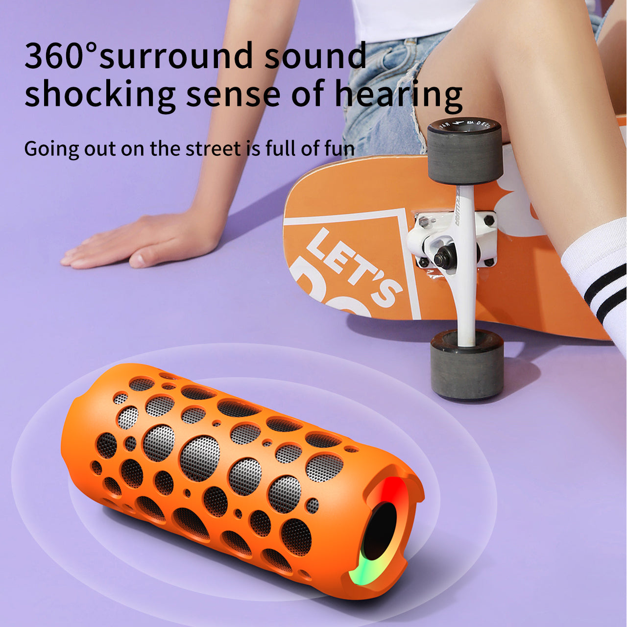 2 in 1 Bluetooth 5.3 Earphone and Speaker with 1200mAh