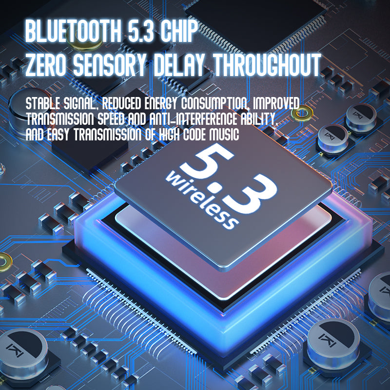 Bluetooth 5.3 Earphone with Active Noise Cancellation