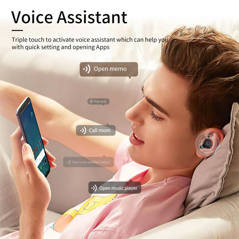 Auto Memory Pairing Cartoon Earphone with Voice Assistant