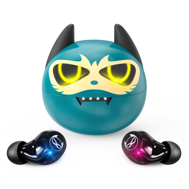 Auto Memory Pairing Cartoon Earphone with Voice Assistant