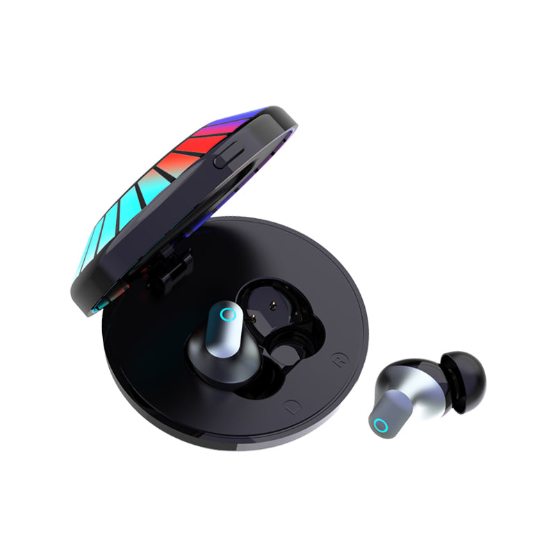 Dolby Sound Effects Earphone with Voice Activated Colorful Lights